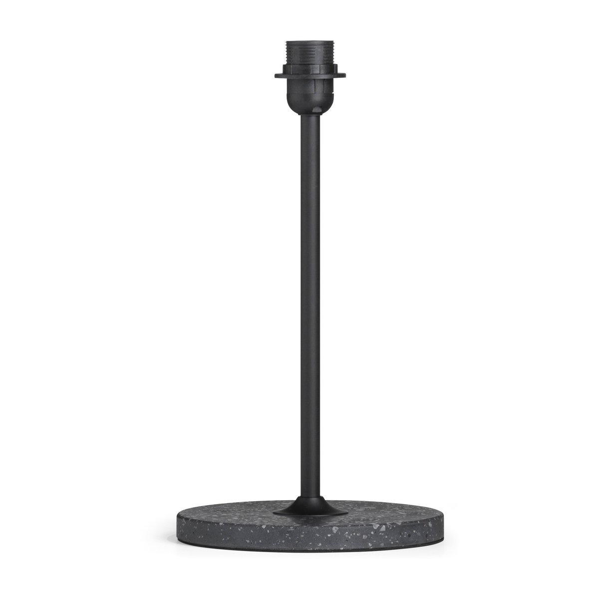 HAY Common lamp base 39 cm Soft black-black terrazzo