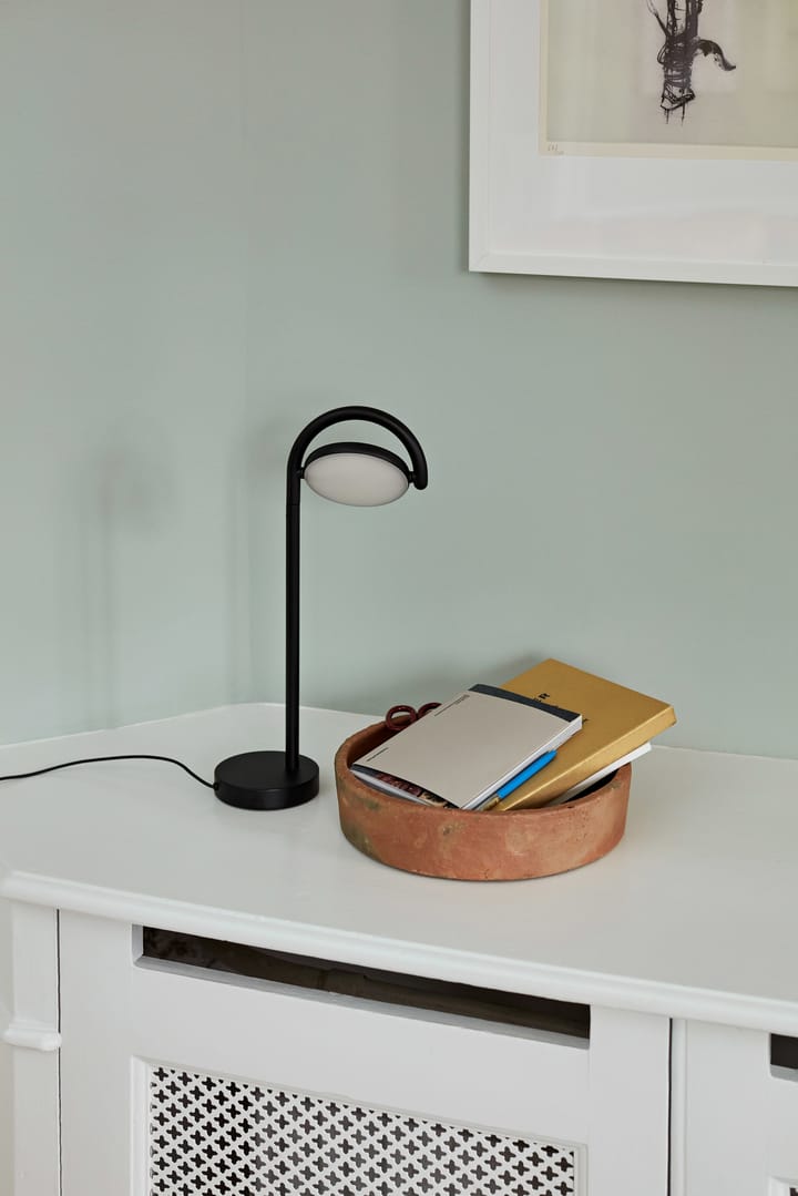 Marselis table bordslampa, Soft black HAY