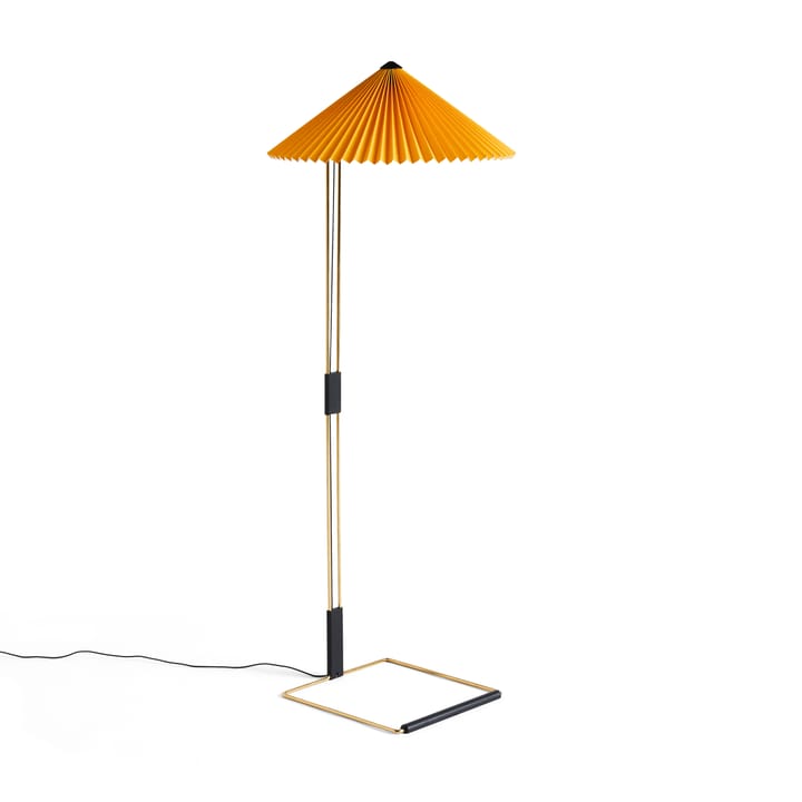 Matin floor floor lamp 129 cm - Yellow - HAY