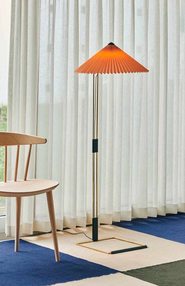 Matin floor floor lamp 129 cm, Yellow HAY