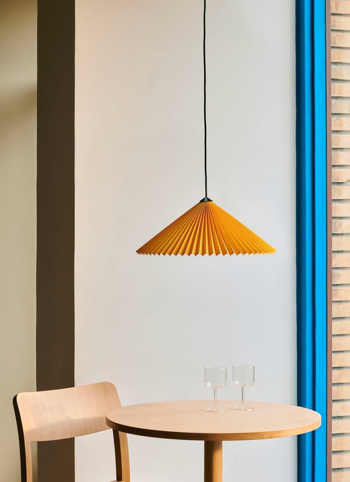 Matin Pendant hanging lamp 50x50 cm, Yellow HAY