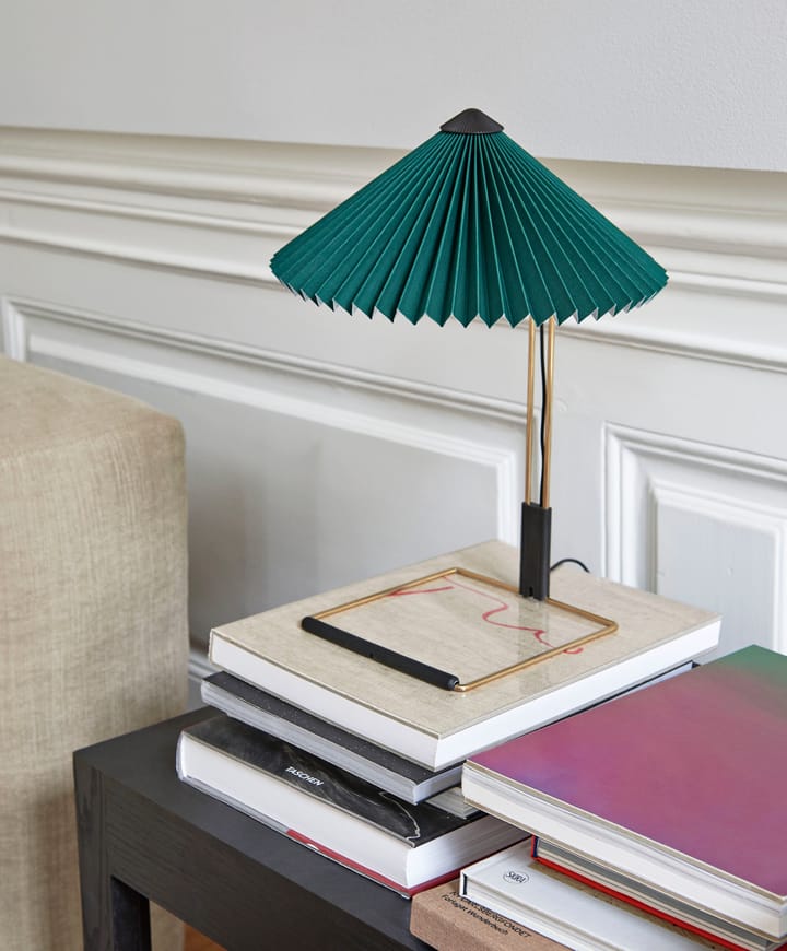 Matin table bordslampa Ø30 cm, Green shade HAY