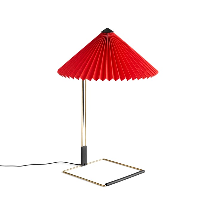 Matin table bordslampa Ø38 cm, Bright red shade HAY