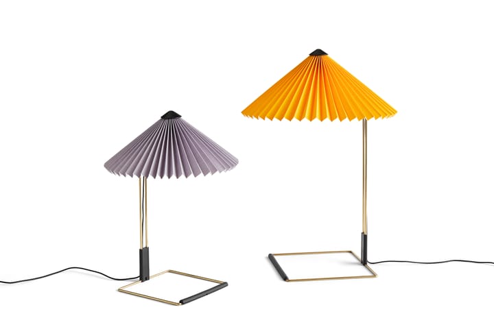 Matin table table lamp Ø38 cm, Yellow shade HAY