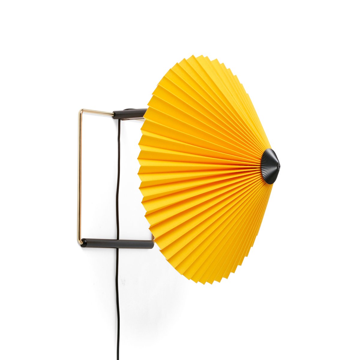 HAY Matin wall lamp Ø30 cm Yellow shade