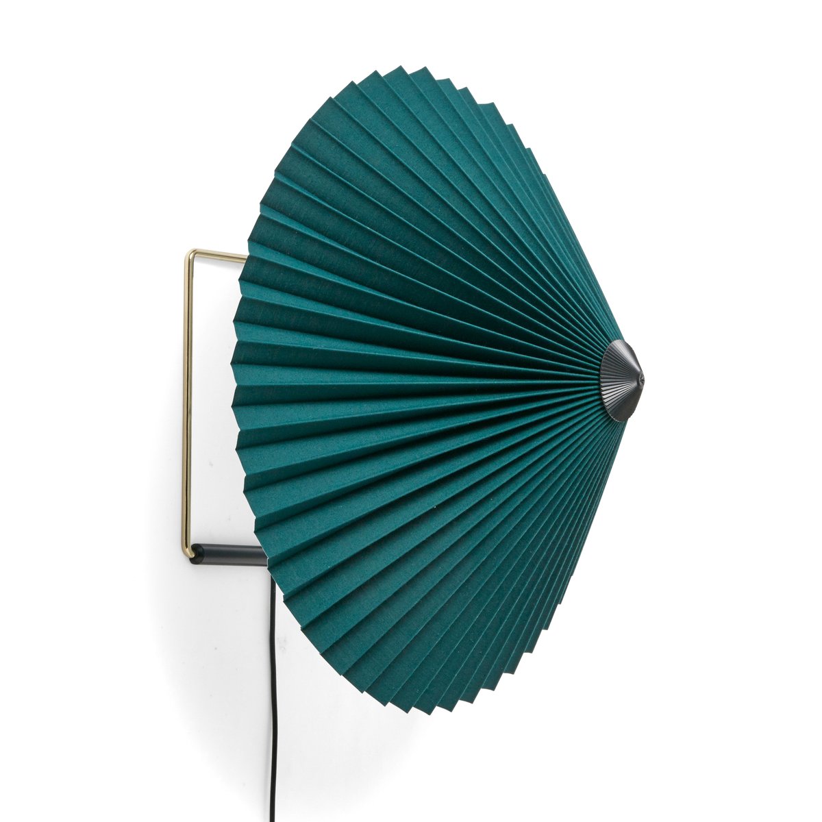 HAY Matin wall lamp Ø38 cm Green shade