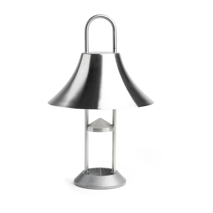 Mousqueton portabel bordslampa 30,5 cm, Brushed stainless steel HAY