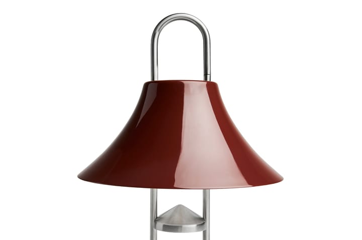 Mousqueton portabel bordslampa 30,5 cm, Iron red HAY