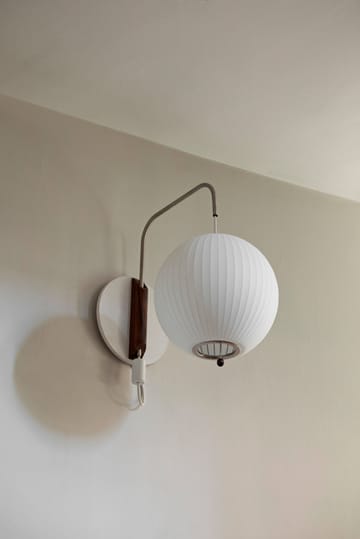 Nelson Bubble Ball wall lamp - Off white - HAY