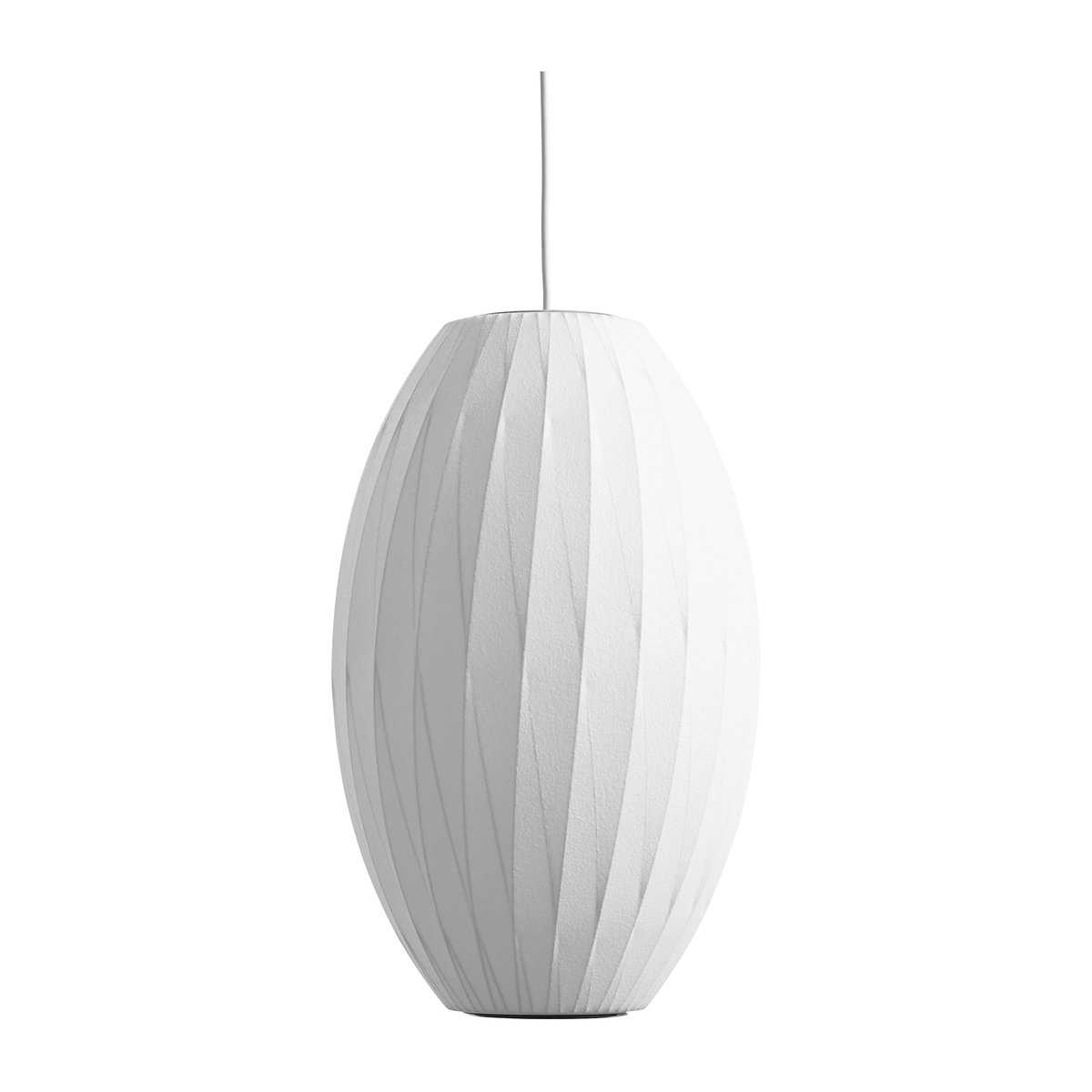 HAY Nelson Bubble Cigar crisscross pendant lamp M Off white