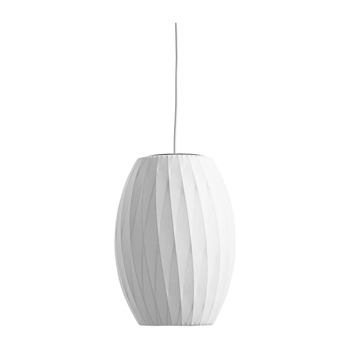 Nelson Bubble Cigar crisscross pendant lamp S, Off white HAY