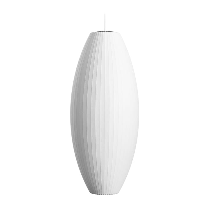 Nelson Bubble Cigar pendant lamp L, Off white HAY