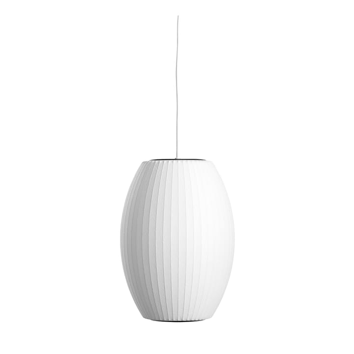 Nelson Bubble Cigar pendant lamp S, Off white HAY