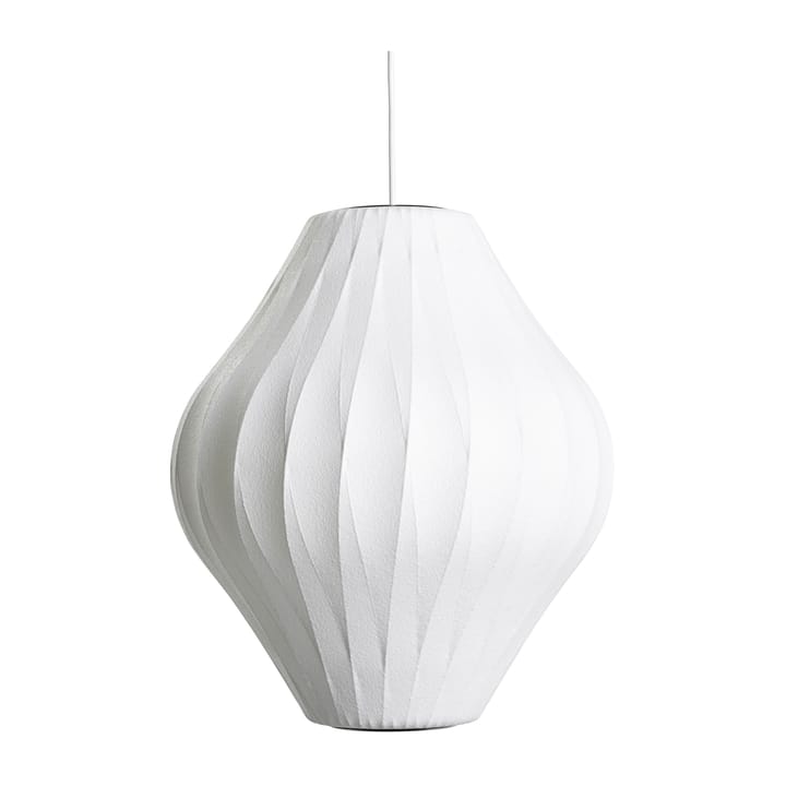 Nelson Bubble Pear crisscross pendant lamp M, Off white HAY