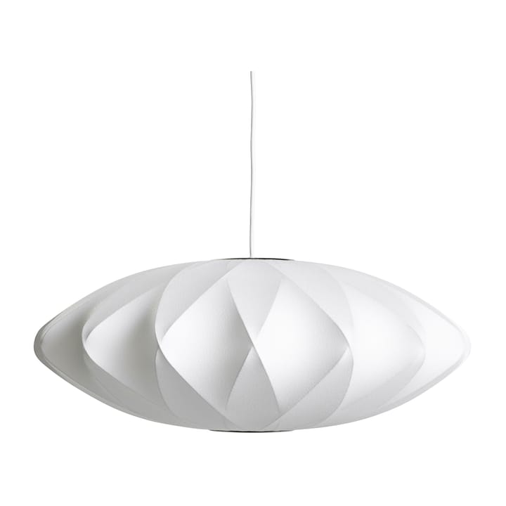 Nelson Bubble Saucer crisscross pendant lamp M - Off white - HAY