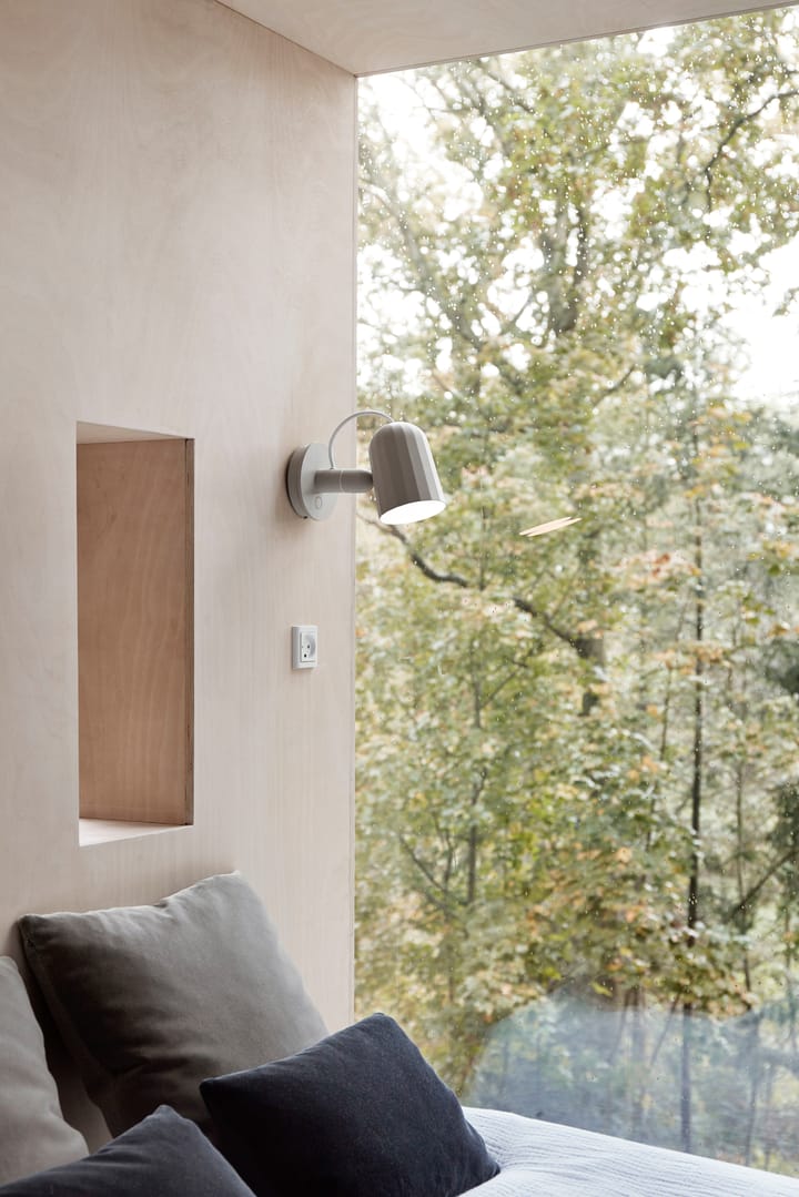 Noc wall button wall lamp, Off white HAY