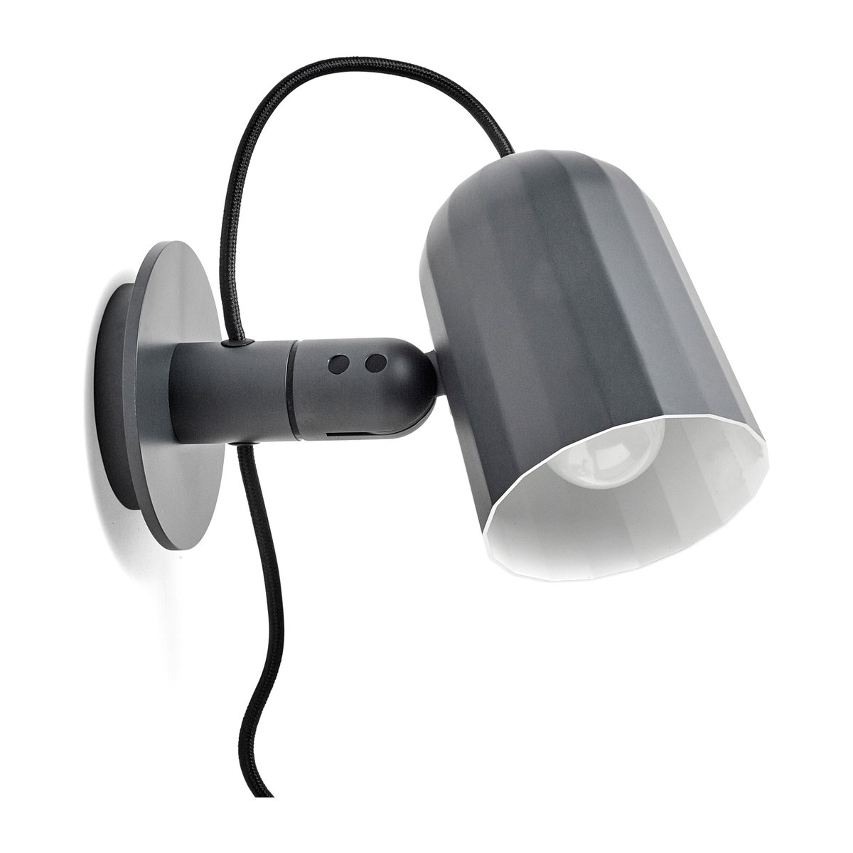 HAY Noc wall wall lamp Dark grey