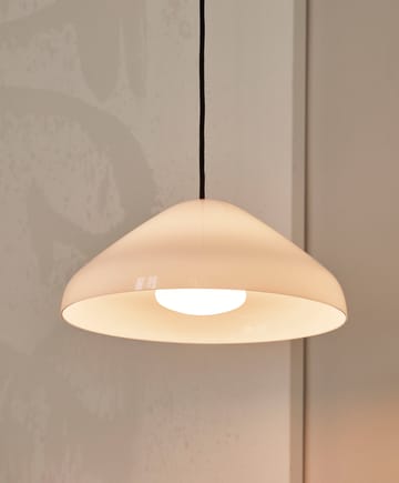 Pao Glass pendant lamp Ø35 cm - White-opalglass - HAY