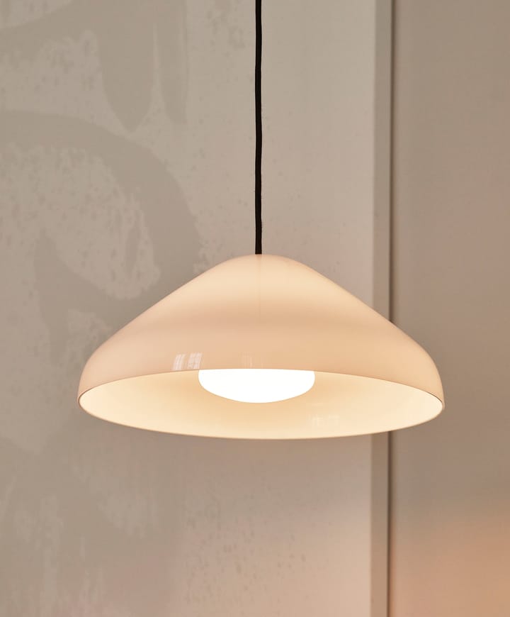 Pao Glass pendant lamp Ø35 cm, White-opalglass HAY