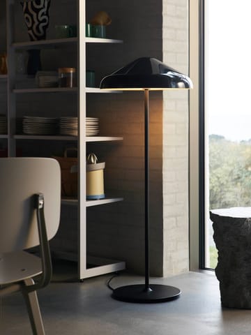 Pao Steel floor lamp 47 cm - Soft black - HAY