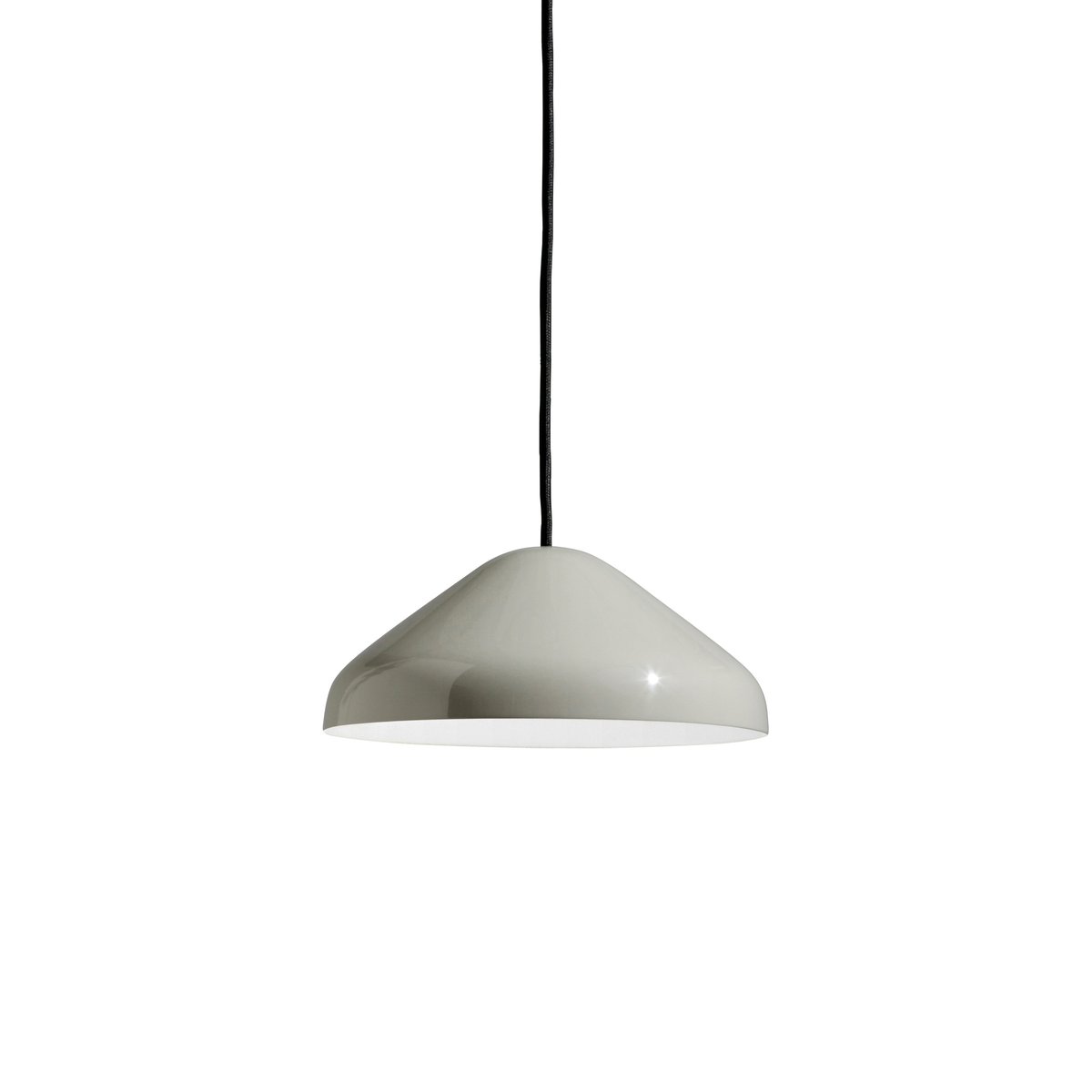 HAY Pao Steel Pendelleuchte Ø23cm Cool grey