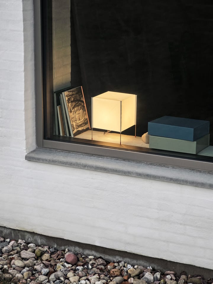 Paper Cube bordslampa, Vit HAY