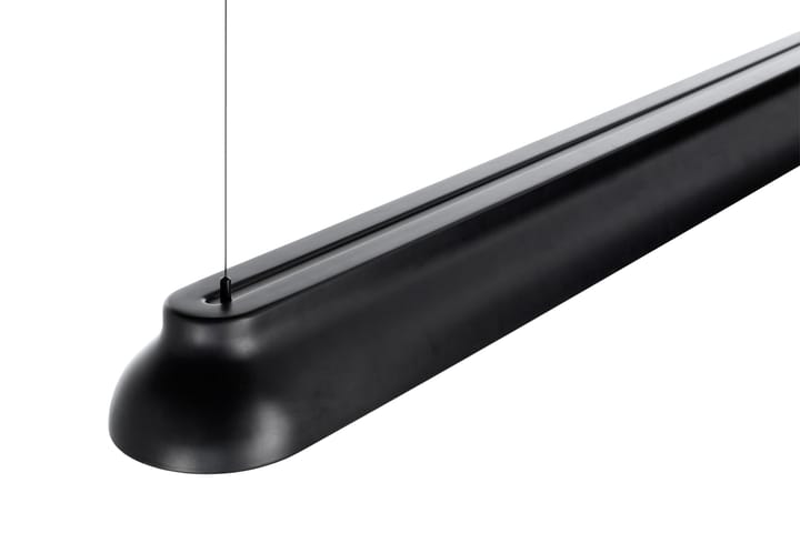 PC Linear pendant lamp, Soft black HAY