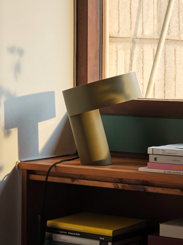 Slant table lamp, Khaki Green HAY