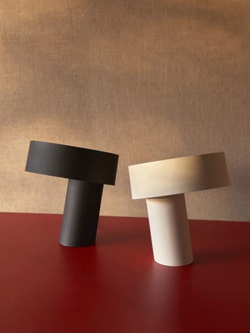 Slant table lamp - Soft Black - HAY