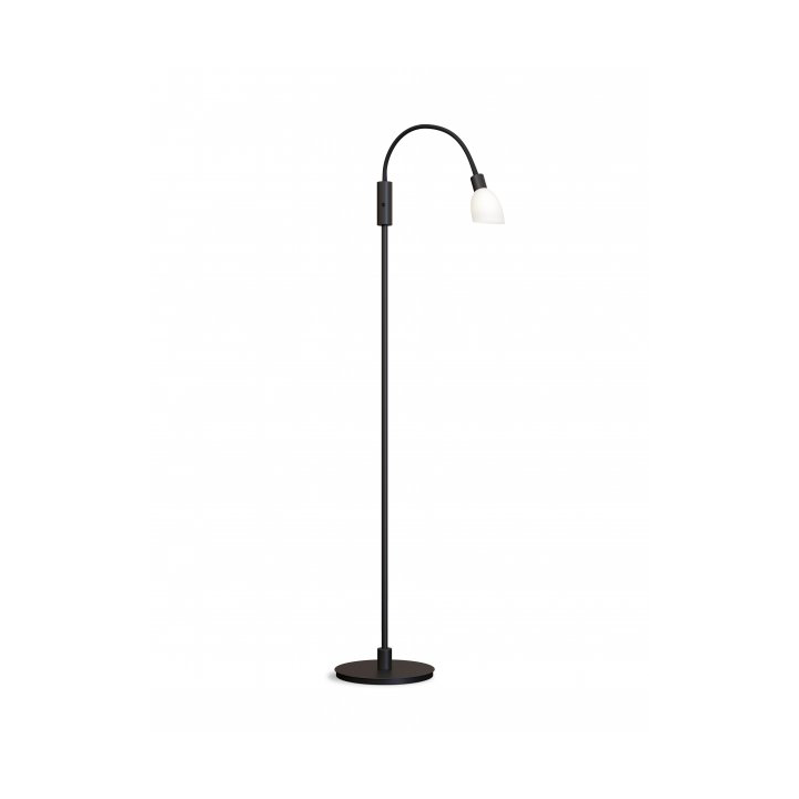 Herstal Cut simple floor lamp 140 cm Black