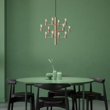 Manola 12 chandelier - Golden rosé - Herstal