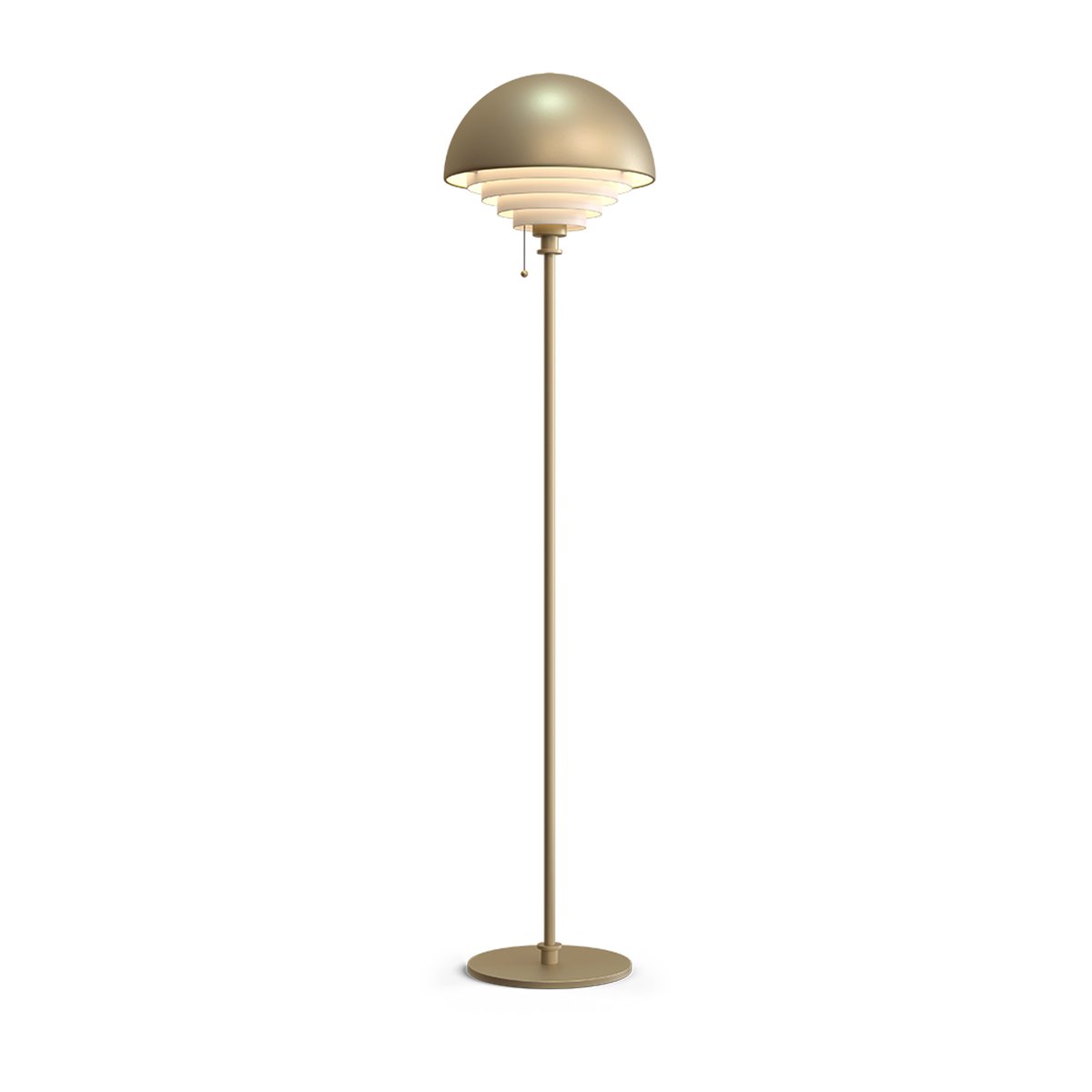 Herstal Motown floor lamp 150 cm Brass