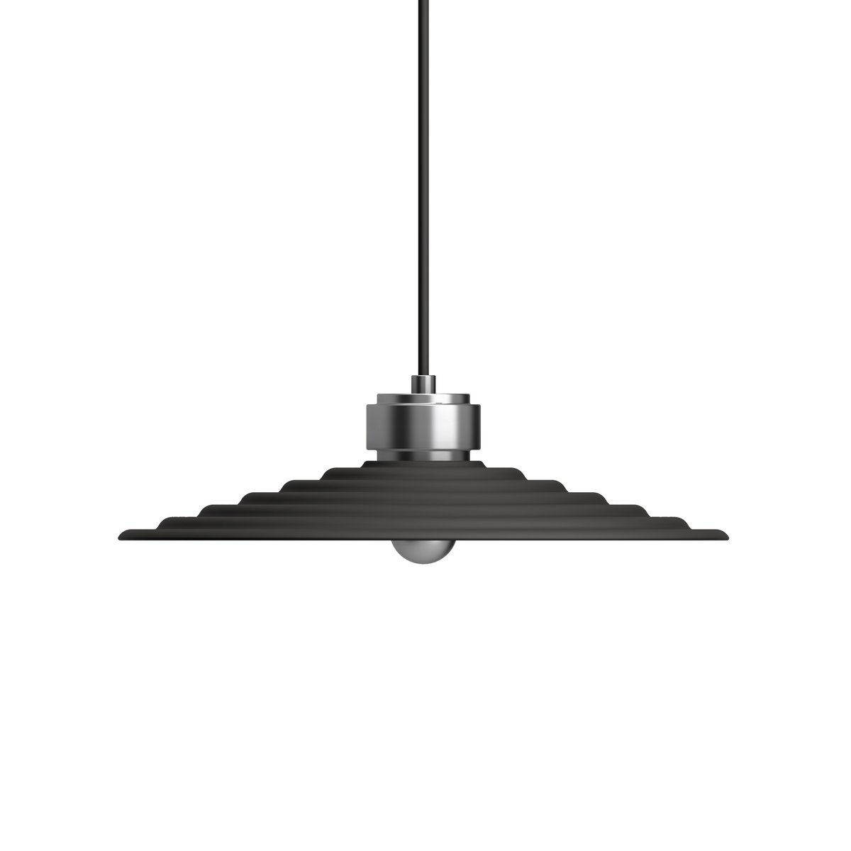 Herstal Sound pendant lamp medium Matte black