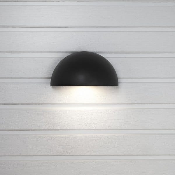 Arc wall lamp 27 cm, Anthracite with socket Hidealite