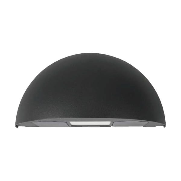 Arc wall lamp 27 cm - Anthracite with socket - Hidealite