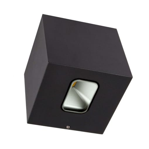 Cube I vägglampa 10 cm - Antracit - Hidealite