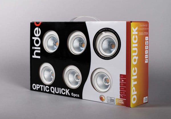 Optic quick iso tune 6-pack, Vit Hidealite