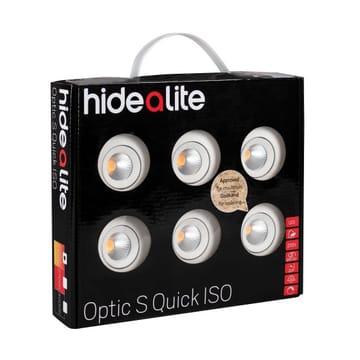 Optic S quick iso 6-pack - Vit - Hidealite