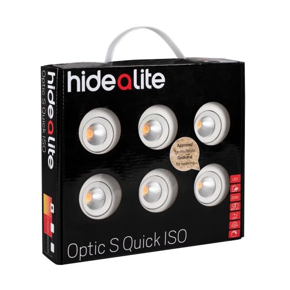 Optic S quick iso 6-pack, Vit Hidealite