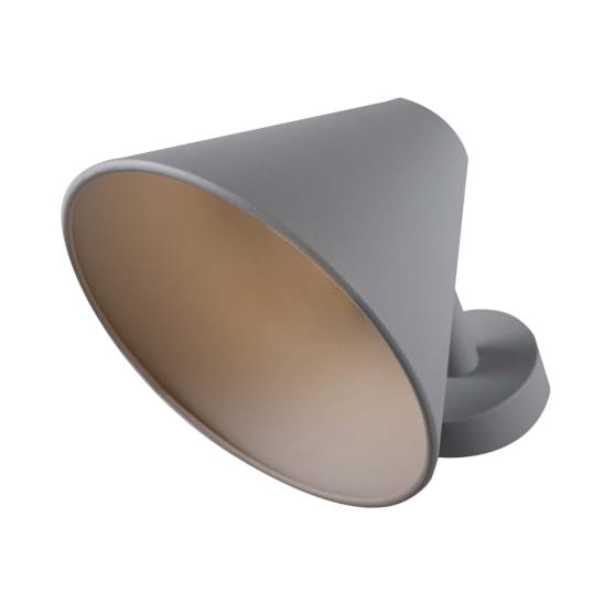 Peak wall lamp Ø23,7 cm, Gray Hidealite