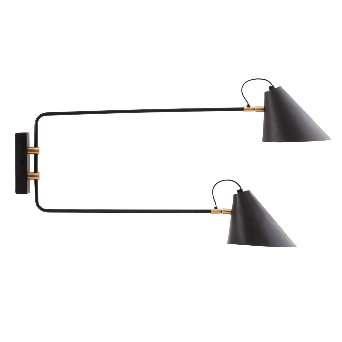 House Doctor Club wall lamp double arm