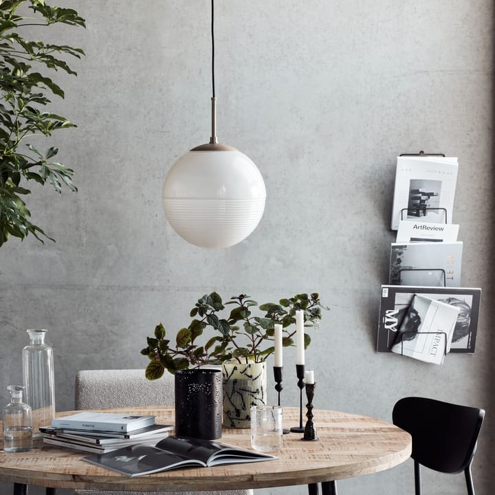 Halda ceiling lamp Ø30 cm, White-brown House Doctor