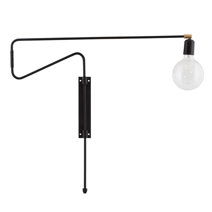 Swing wall lamp black, large, 70 cm House Doctor