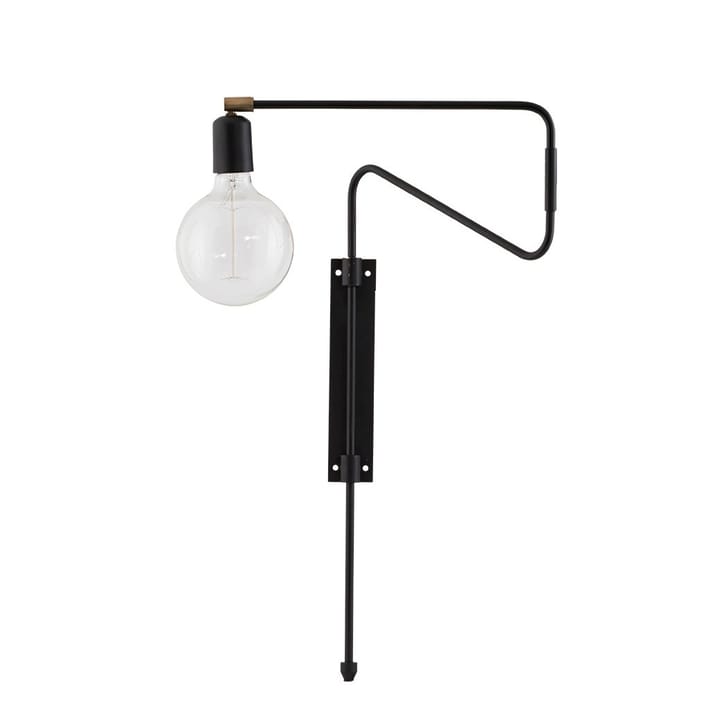 Swing wall lamp black, small, 35 cm House Doctor