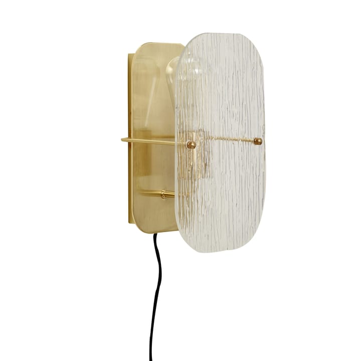 Hübsch wall lamp 20x30 cm, Metal-glass-brass Hübsch