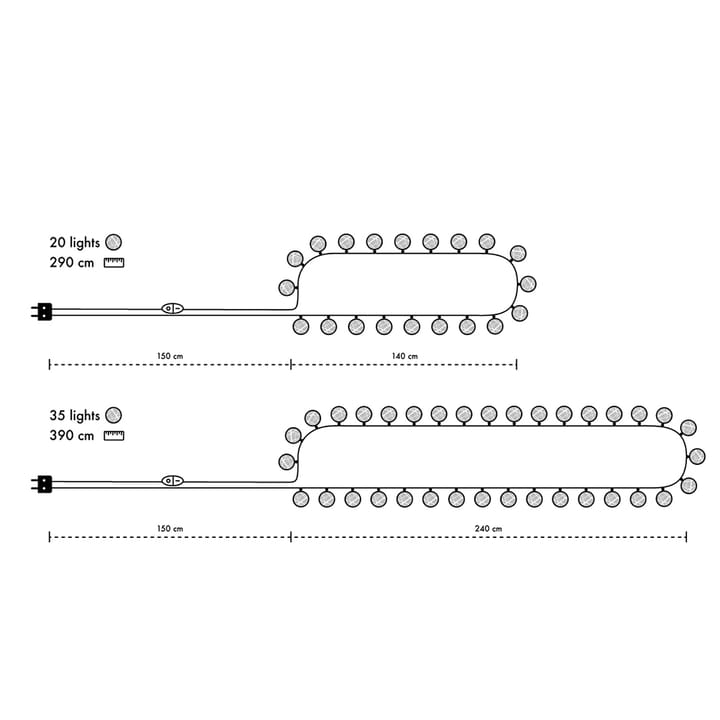 Irislights Graphic Grey, 20 bollar Irislights