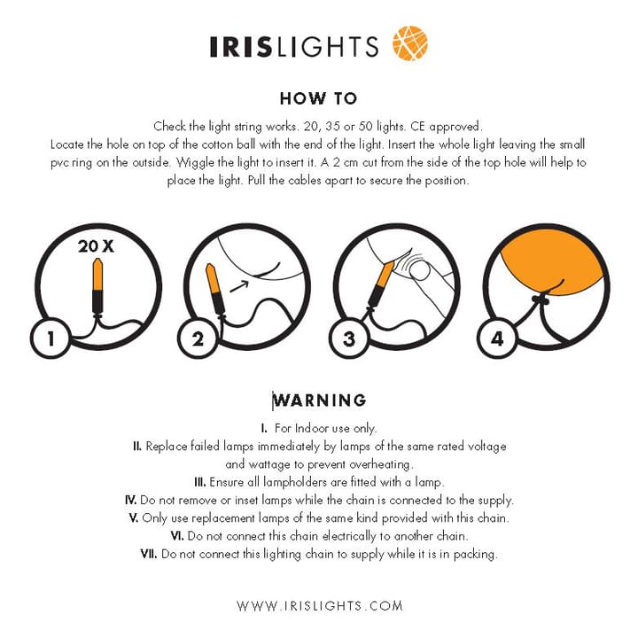 Irislights Shades, 20 bollar Irislights