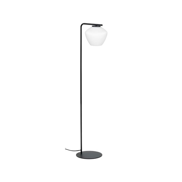 DK floor lamp, Black/opal Konsthantverk