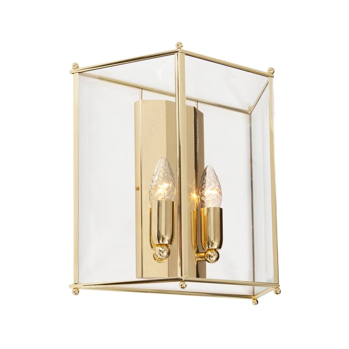 Glimminge wall lamp, Glass/brass Konsthantverk