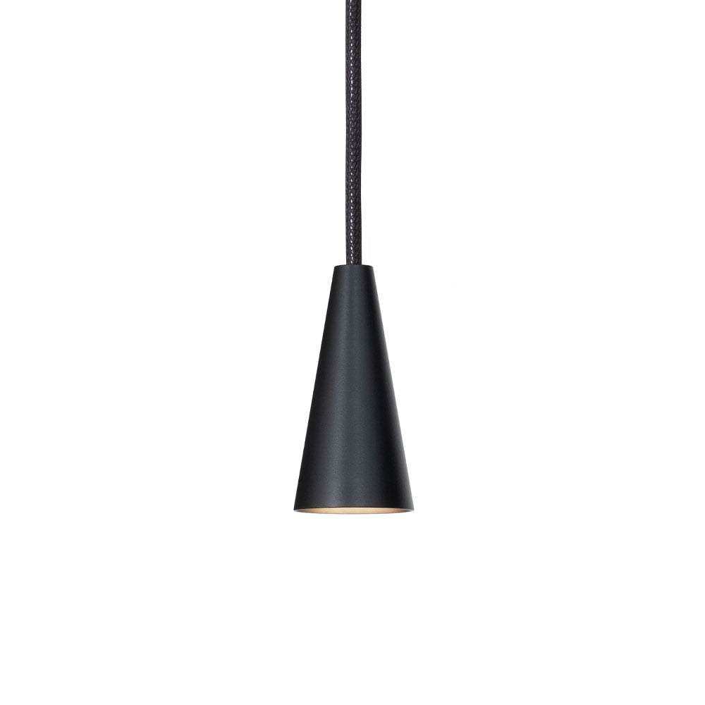 Konsthantverk Massiv pendant Black, cone